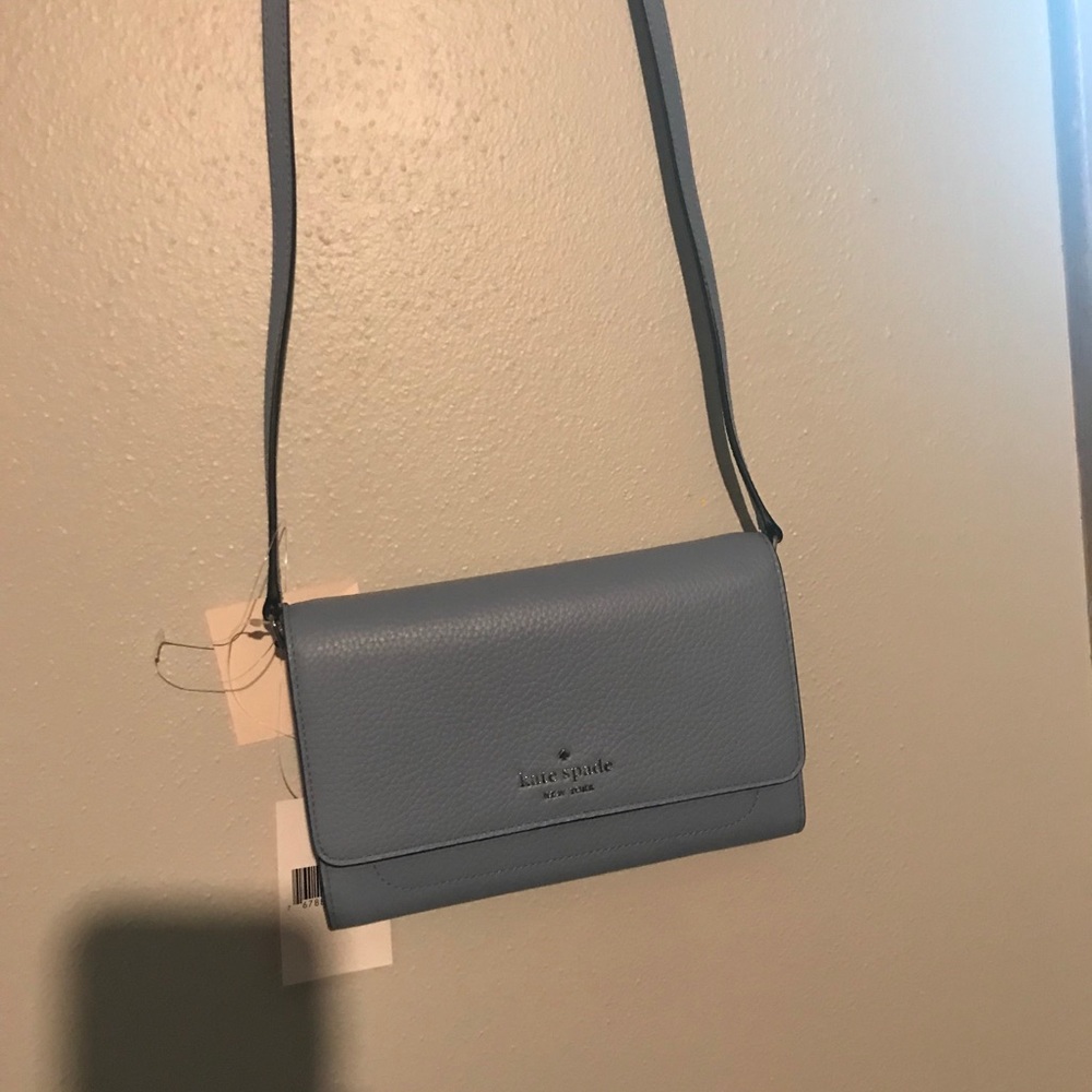 Kate Spade Wallet Blue Cross Body NWT